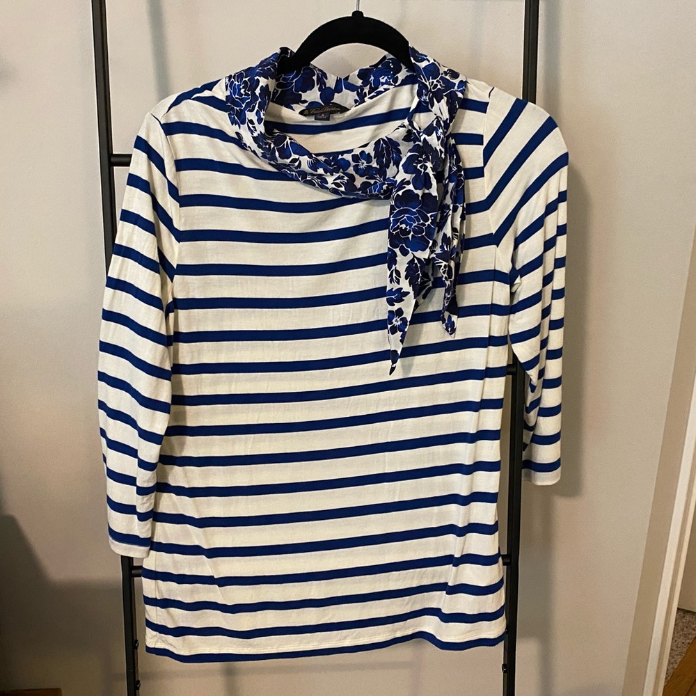 Brooks Brothers shirt with Attached Scarf